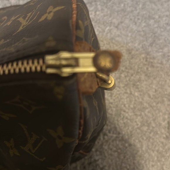 Louis Vuitton Speedy 30 Monogram Canvas Bag and Louis Vuitton wallet - Picture 4 of 10